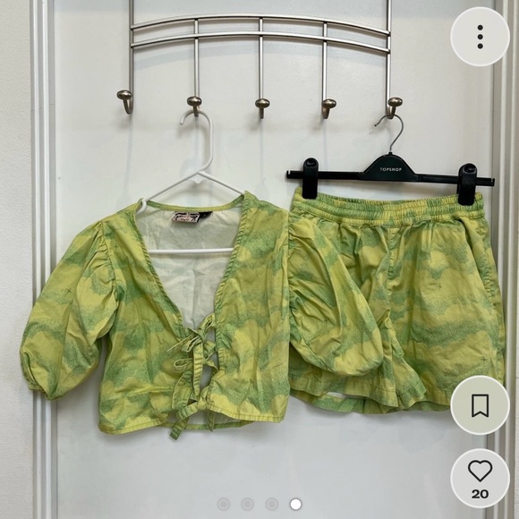 Rare lazy oaf x Laura Callaghan tonal cloud tie top set - Picture 4 of 4